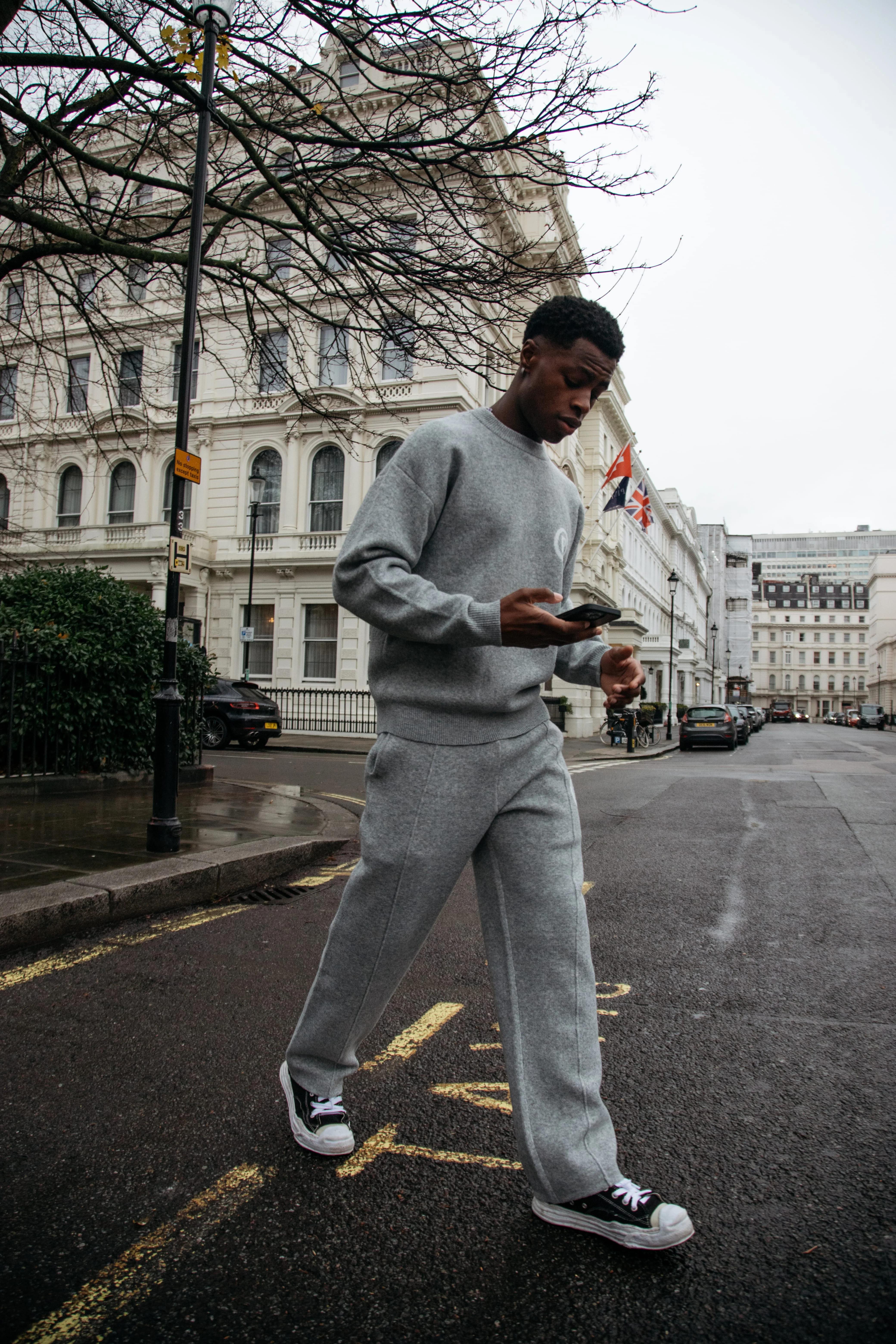 Grey Knit RMDY. Studios Joggers